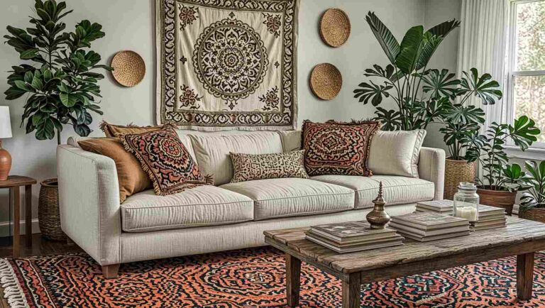 boho living room