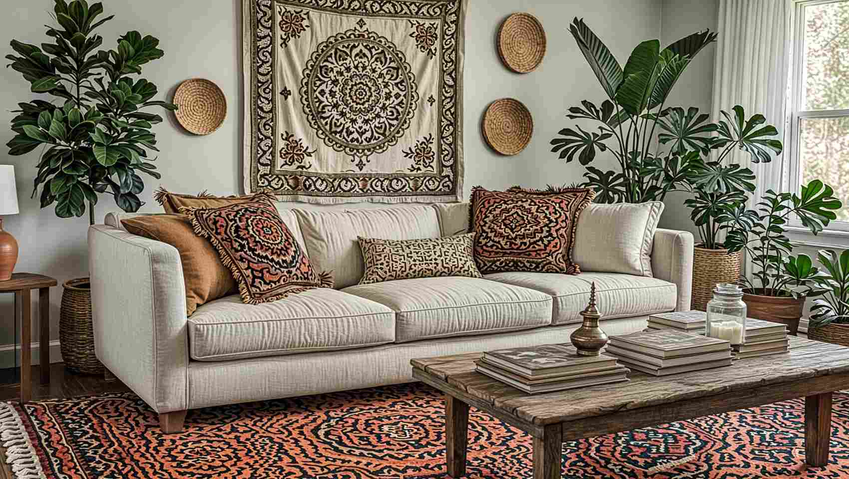 boho living room