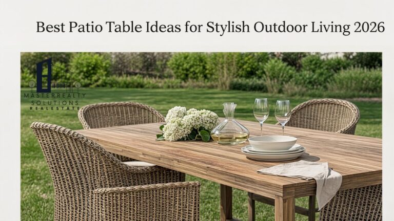 Best Patio Table Ideas for Stylish Outdoor Living 2026