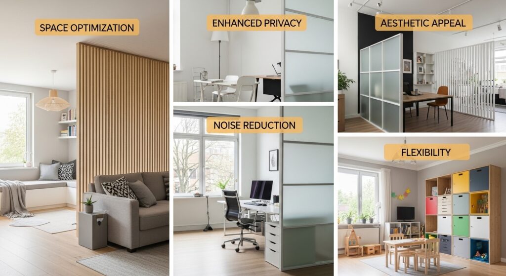 Living Room Divider Ideas & Room Divider Wall Ideas for Stylish Interiors