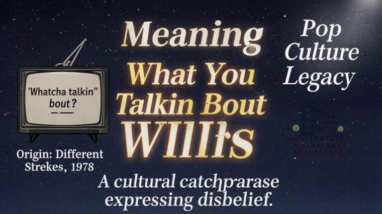 What You Talkin Bout Willis Meaning & Pop Culture Legacy